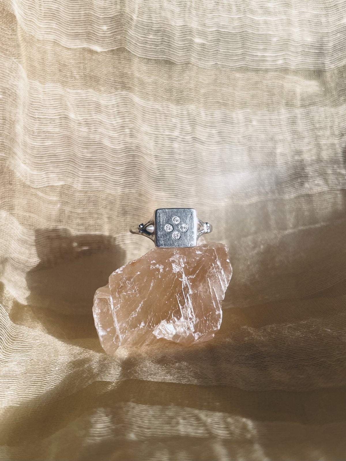 Tile Signet Ring
